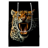 ヒョウの轟音による攻撃頭部 ミディアムペーパーバッグ (裏面)