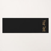 ヒョウの轟音による攻撃頭部 ヨガマット (裏面(横))