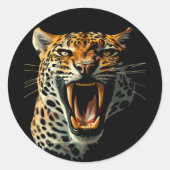 ヒョウの轟音による攻撃頭部 ラウンドシール (正面)