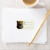 ヒョウの轟音による攻撃頭部 ラベル (インサイチュ)