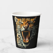 ヒョウの轟音による攻撃頭部 紙コップ (正面)