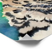 ヒョウの青まぶしい光 ポスター (角)