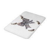 ヒョウの靴下 バスマット (アングル)