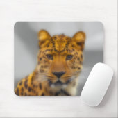 ヒョウの顔 マウスパッド (マウス)