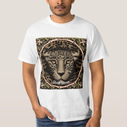 ヒョウの骨 Tシャツ (正面)