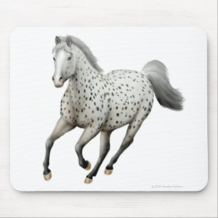 ヒョウのAppaloosaの馬のマウスパッド マウスパッド