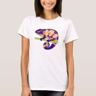 ヒョウのchamの(女性の)ワイシャツ tシャツ