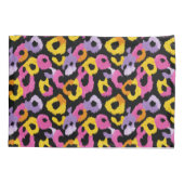 ヒョウはっきりしたアニマルプリントレトログラムシック 枕カバー (裏面)