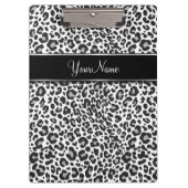 ヒョウはスタイリッシュに斑点を付けます クリップボード (正面)