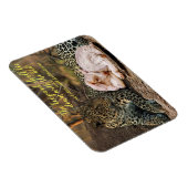 ヒョウは子ヒツジアイザイア11と横になります マグネット (右側)