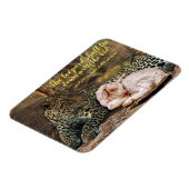 ヒョウは子ヒツジアイザイア11と横になります マグネット (左側)