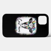 ヒョウひまわりハイランドカウバンダナ今日H Case-Mate iPhoneケース (裏面 (横))