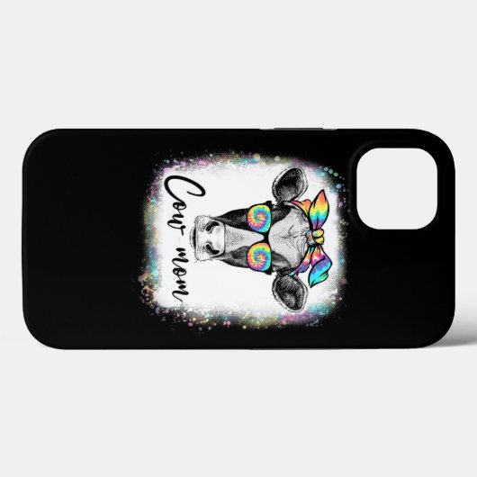 ヒョウひまわりハイランドカウバンダナ今日H Case-Mate iPhoneケース (裏面 (横))