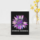 ヒョウひまわり過剰摂取認識度月紫 カード (黄色い花)