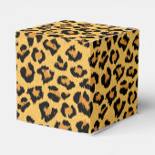 ヒョウまたはジャガープリントフェイクファーパターン フェイバーボックス (裏面サイド)