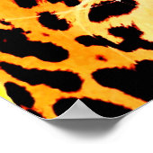 ヒョウやる気を起こさせるアイポスタープリント ポスター (角)