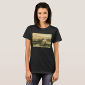 ヒョウアザラシ、ヴィンテージ水生動物海洋生物 Tシャツ (正面フル)