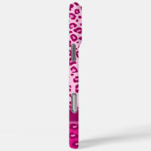 ヒョウアニマルプリントピンクモノグラム Case-Mate iPhoneケース (裏面 / 右)