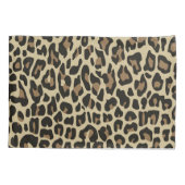 ヒョウアニマルプリント枕ケース 枕カバー (裏面-左)