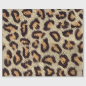 ヒョウアニマルプリント ラッピングペーパー (フラット)