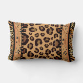 ヒョウアニマルプリント ランバークッション (裏面)