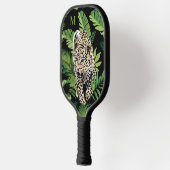 ヒョウイラストレーションカスタムモノグラム ピックルボールラケット (左)