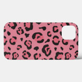 ヒョウイラストレーションピンク動物 Case-Mate iPhoneケース (裏面 (横))