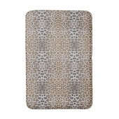 ヒョウエレガントスタイリッシュチーター毛アニマルプリント バスマット (正面縦)