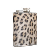 ヒョウエレガントスタイリッシュチーター毛アニマルプリント フラスク (右)