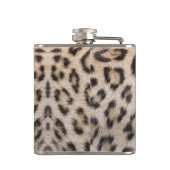 ヒョウエレガントスタイリッシュチーター毛アニマルプリント フラスク (裏面)