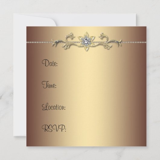 ヒョウエレガントバースデーパーティー 招待状 (裏面)