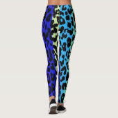 ヒョウカラフルの皮膚のパターン#23 レギンス (裏面)