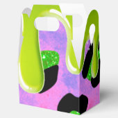 ヒョウカラフルグリーンスライム00th誕生日パーティー フェイバーボックス (オープン)