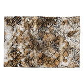 ヒョウカラフルゼブラカモフラージパターン 枕カバー (裏面)