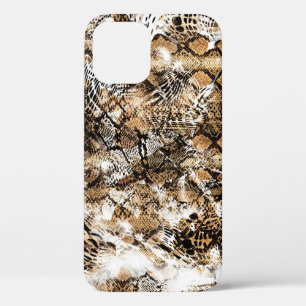 ヒョウカラフルゼブラカモフラージパターン iPhone 12ケース