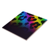 ヒョウカラフルプリント タイル (側面)