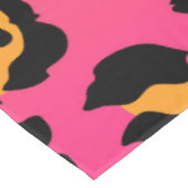 ヒョウカラフルプリント テーブルクロス (アングル)