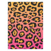 ヒョウカラフルプリント テーブルクロス (正面)