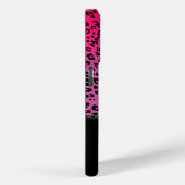 ヒョウカラフルプリント&ブラックダイヤモンド Case-Mate iPhoneケース (裏面 / 右)