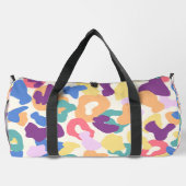 ヒョウカラフル型 ダッフルバッグ (裏面)