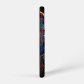 ヒョウカラフル SAMSUNG GALAXYケース (右側面)