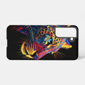 ヒョウカラフル SAMSUNG GALAXYケース (裏面横)