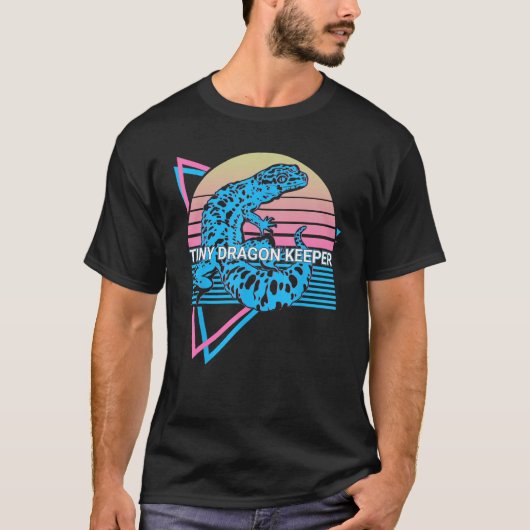 ヒョウゲッコレトロタイニードラゴンキーパー Tシャツ (正面)