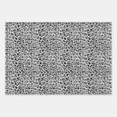 ヒョウコンテンポラリーとゼブラ ラッピングペーパーシート (正面3)