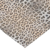 ヒョウスタイリッシュチーターの毛皮のアニマルプリント ショートテーブルランナー (コーナー)