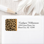 ヒョウスタイリッシュプリント ラベル (インサイチュ)