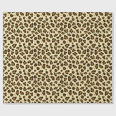 ヒョウスタイリッシュ型 ラッピングペーパー (フラット)