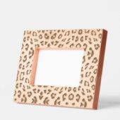 ヒョウスタイリッシュ毛皮アニマルプリントシガーリーック レーザー彫刻フレーム (左)