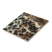 ヒョウスタイルブラウンブラックスクエアパターン タイル (側面)