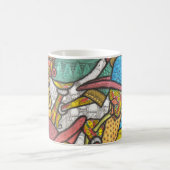 ヒョウタンの市場 コーヒーマグカップ (中央)